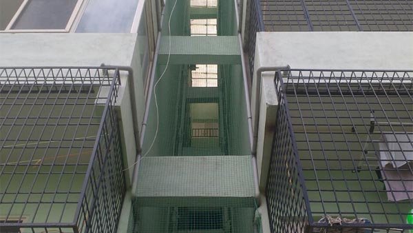 Duct Area Safety Nets Installation